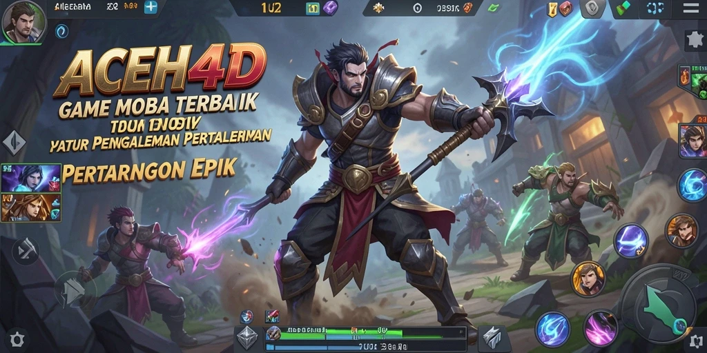 Gameplay seru <strong>ACEH4D</strong> dengan karakter unik dan pertarungan epik.