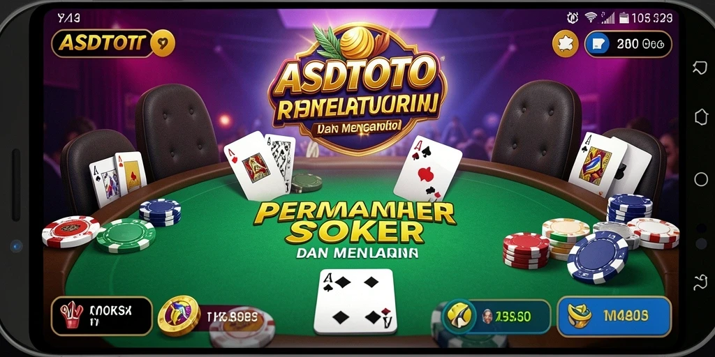 Tangkapan layar gameplay ASDTOTO menampilkan pengalaman Poker yang mendebarkan.