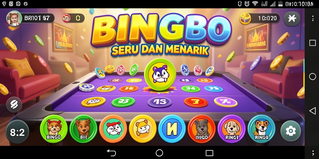 Tampilan gameplay menarik dari permainan Bingo BRO178.