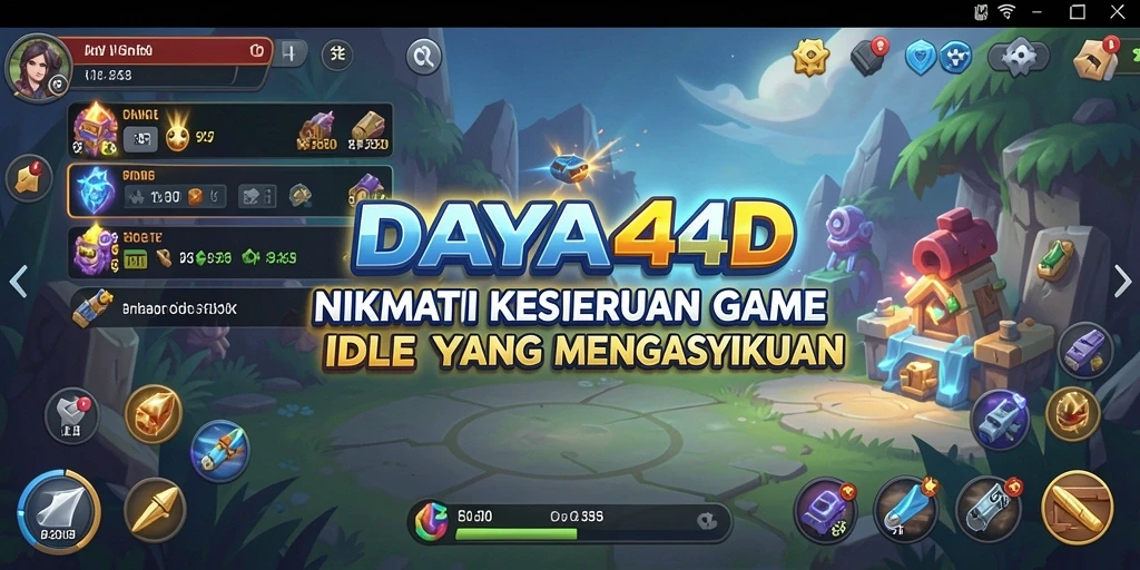 Tampilan gameplay menarik dari DAYA4D dengan elemen Idle.