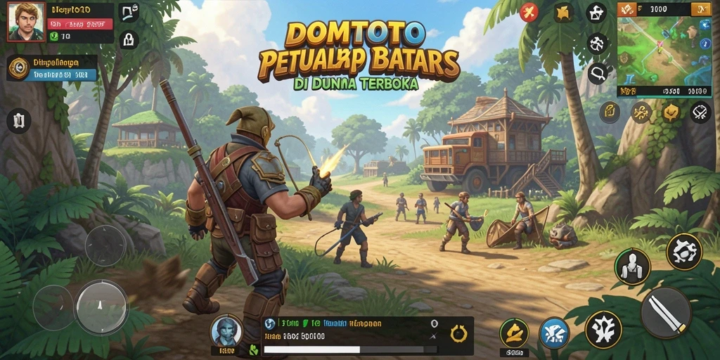 Gameplay <strong>DOMTOTO</strong> yang menakjubkan dalam dunia terbuka.