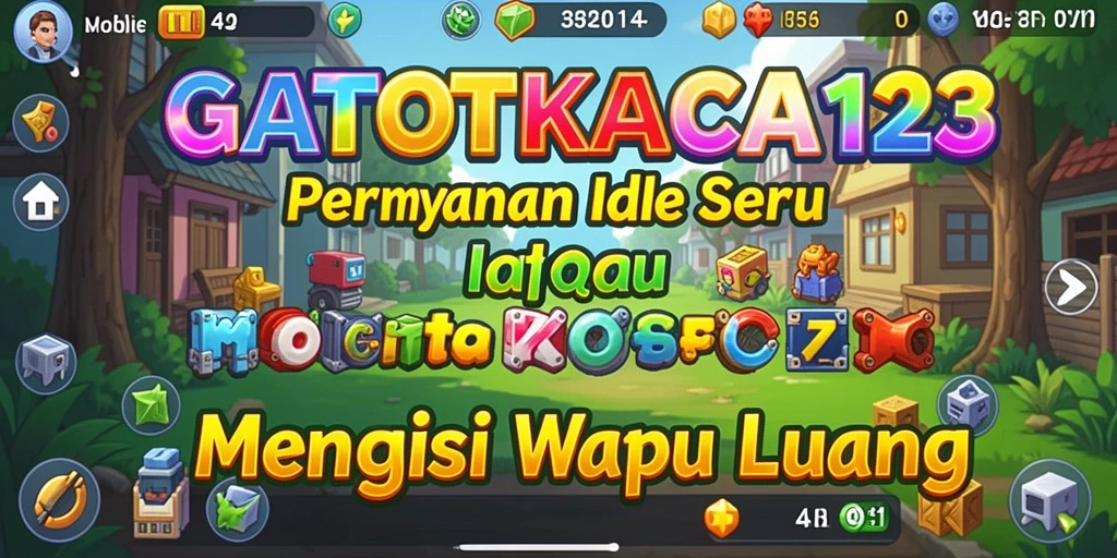 Tampilan gameplay GATOTKACA123 yang menarik dan penuh warna.
