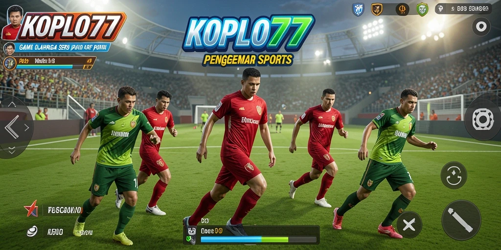 Tampilan gameplay KOPLO77 yang mendebarkan dengan pertarungan di lapangan.