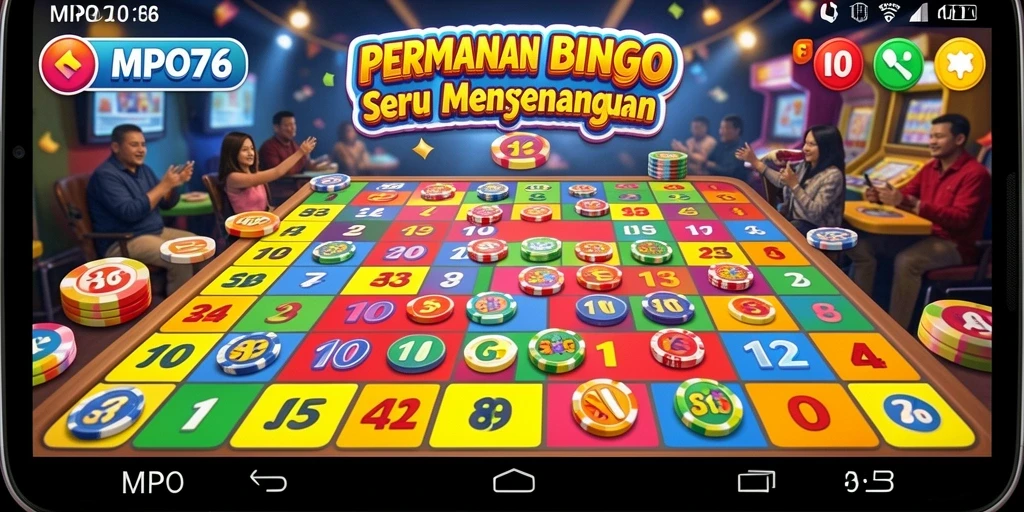 Tampilan gameplay seru di MPO76 dengan suasana Bingo yang menarik.