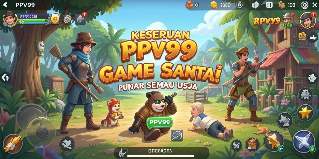 Tampilan gameplay PPV99 yang menarik dan penuh warna.