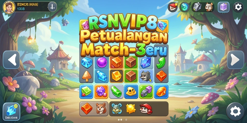 Tampilan gameplay seru yang penuh warna dari RSNVIP8.